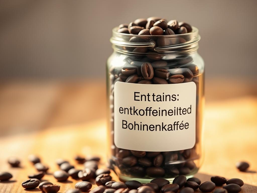 enthält entkoffeinierter Bohnenkaffee