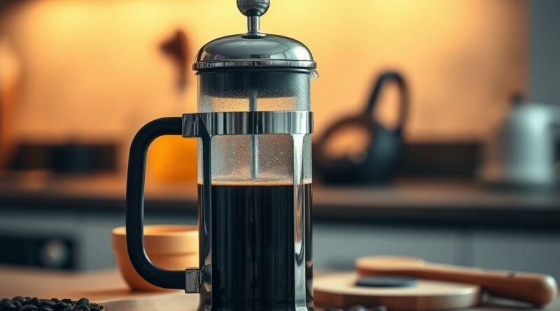 french press kaffee