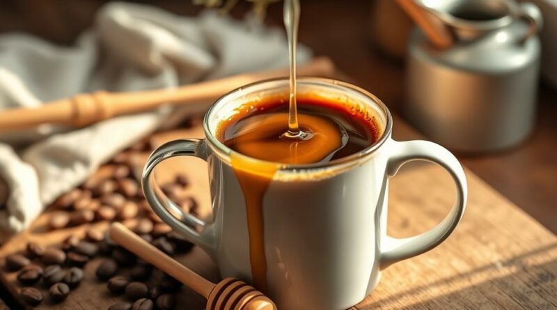 kaffee mit honig