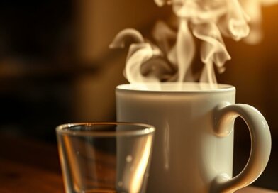 schwitzen von kaffee